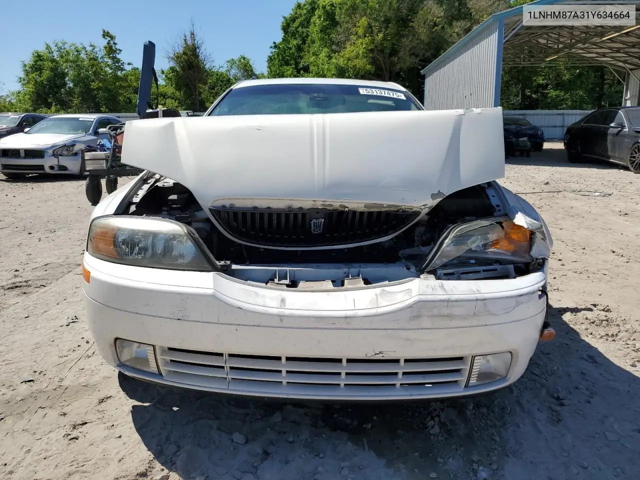 2001 Lincoln Ls VIN: 1LNHM87A31Y634664 Lot: 53137475