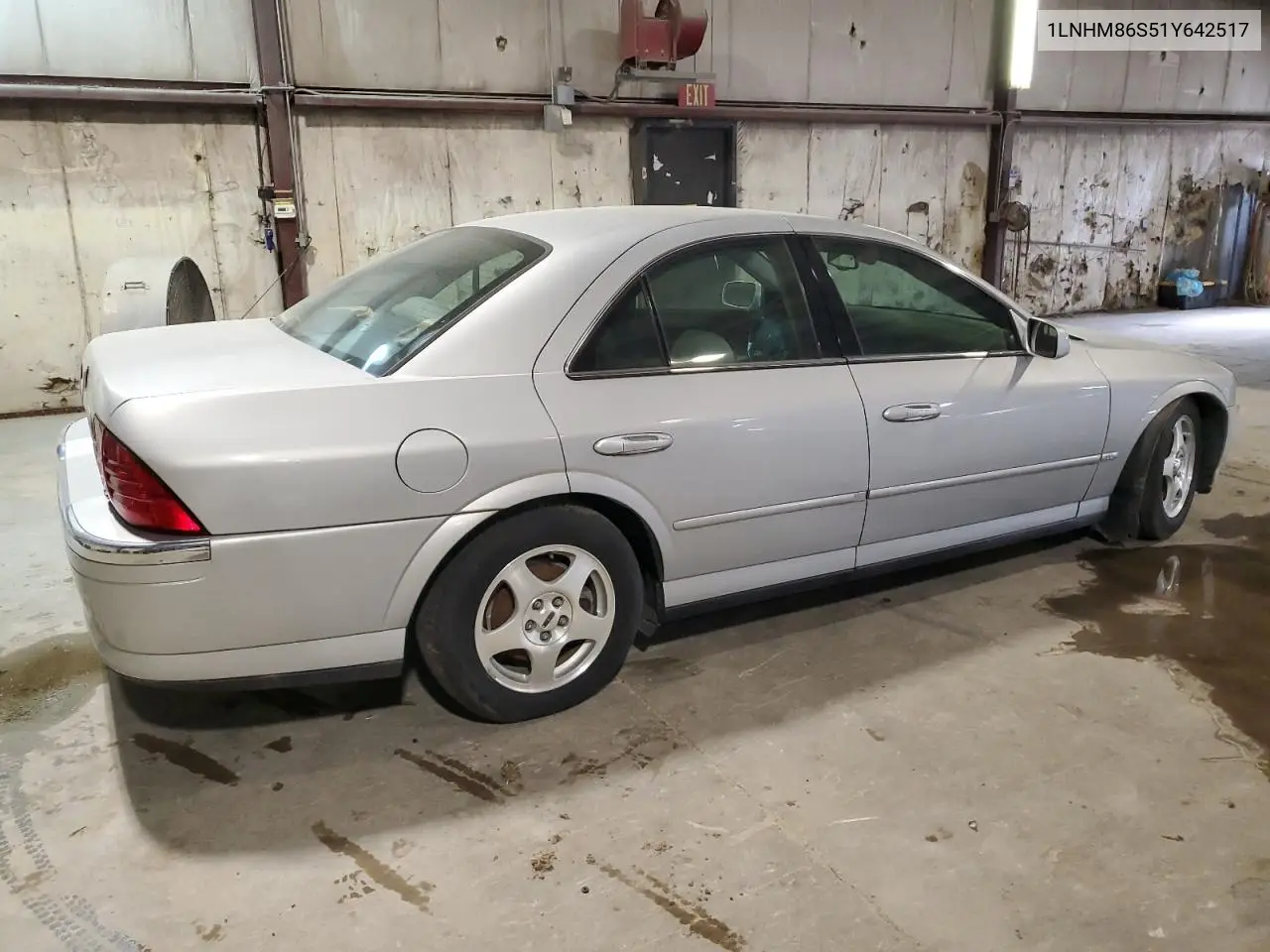 2001 Lincoln Ls VIN: 1LNHM86S51Y642517 Lot: 56503495
