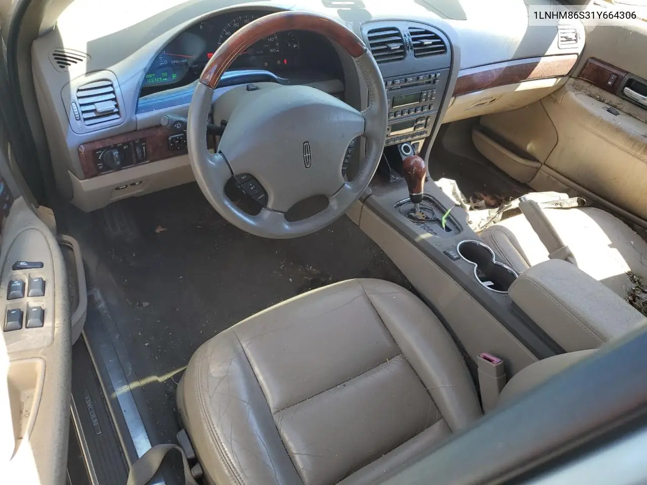 2001 Lincoln Ls VIN: 1LNHM86S31Y664306 Lot: 60249195