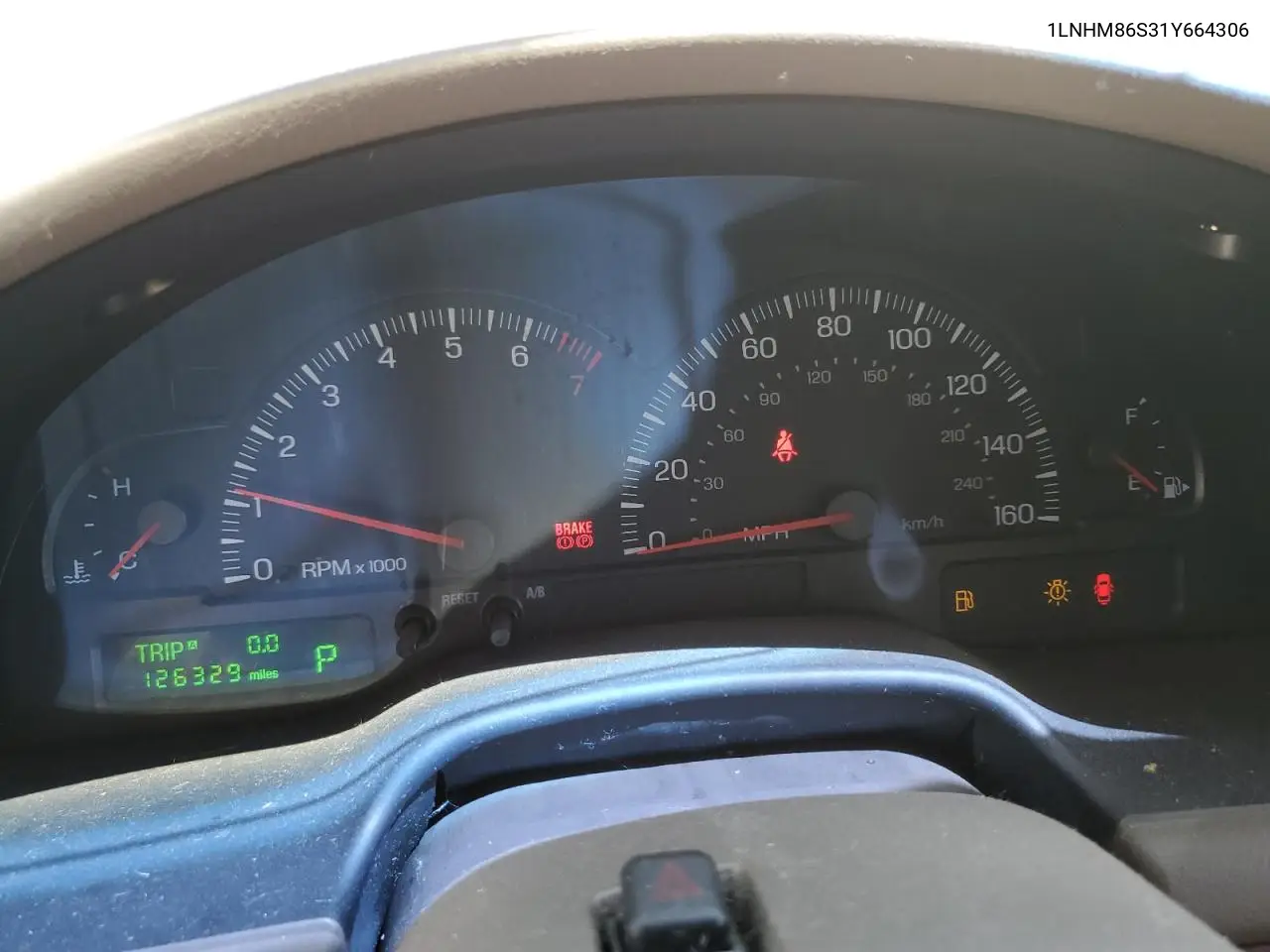 2001 Lincoln Ls VIN: 1LNHM86S31Y664306 Lot: 60249195