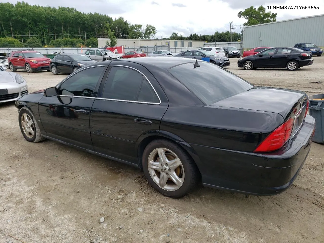 2001 Lincoln Ls VIN: 1LNHM87A71Y663665 Lot: 89070955