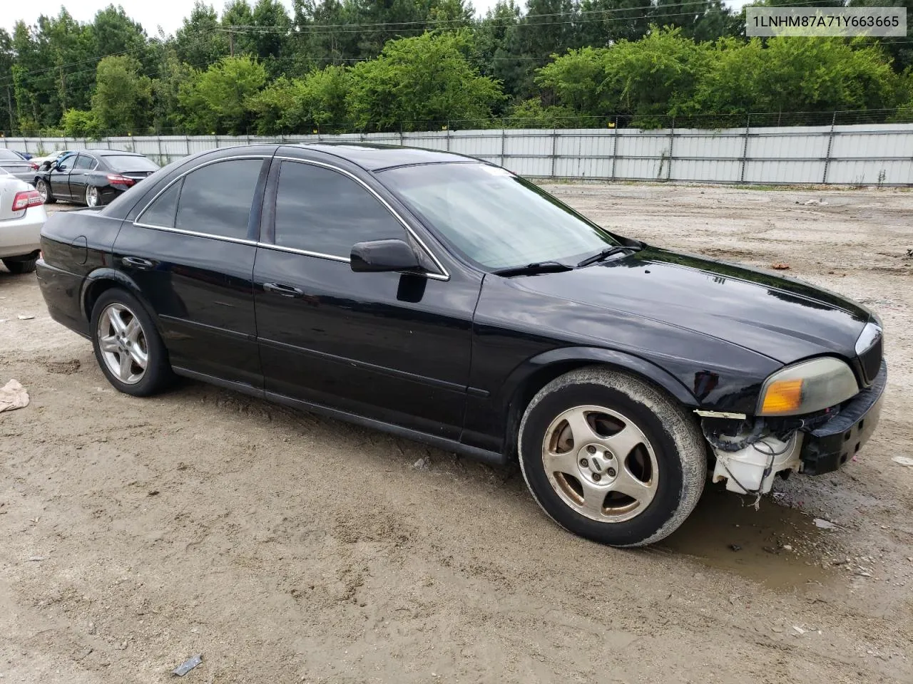 2001 Lincoln Ls VIN: 1LNHM87A71Y663665 Lot: 89070955