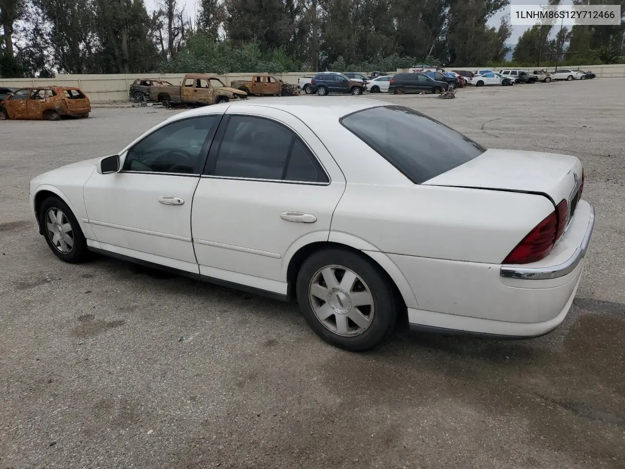 2002 Lincoln Ls VIN: 1LNHM86S12Y712466 Lot: 54281505