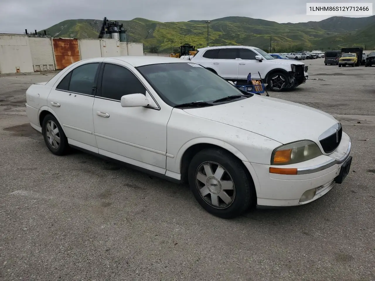2002 Lincoln Ls VIN: 1LNHM86S12Y712466 Lot: 54281505