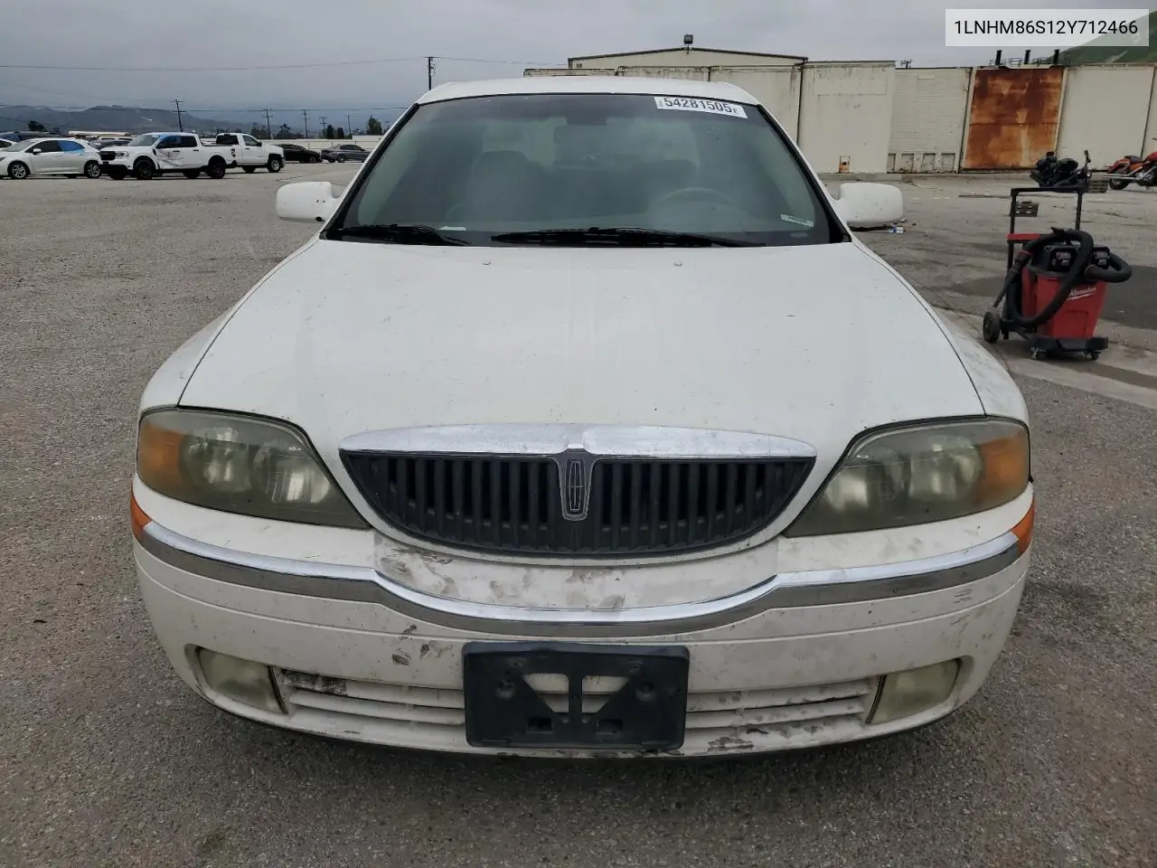 2002 Lincoln Ls VIN: 1LNHM86S12Y712466 Lot: 54281505