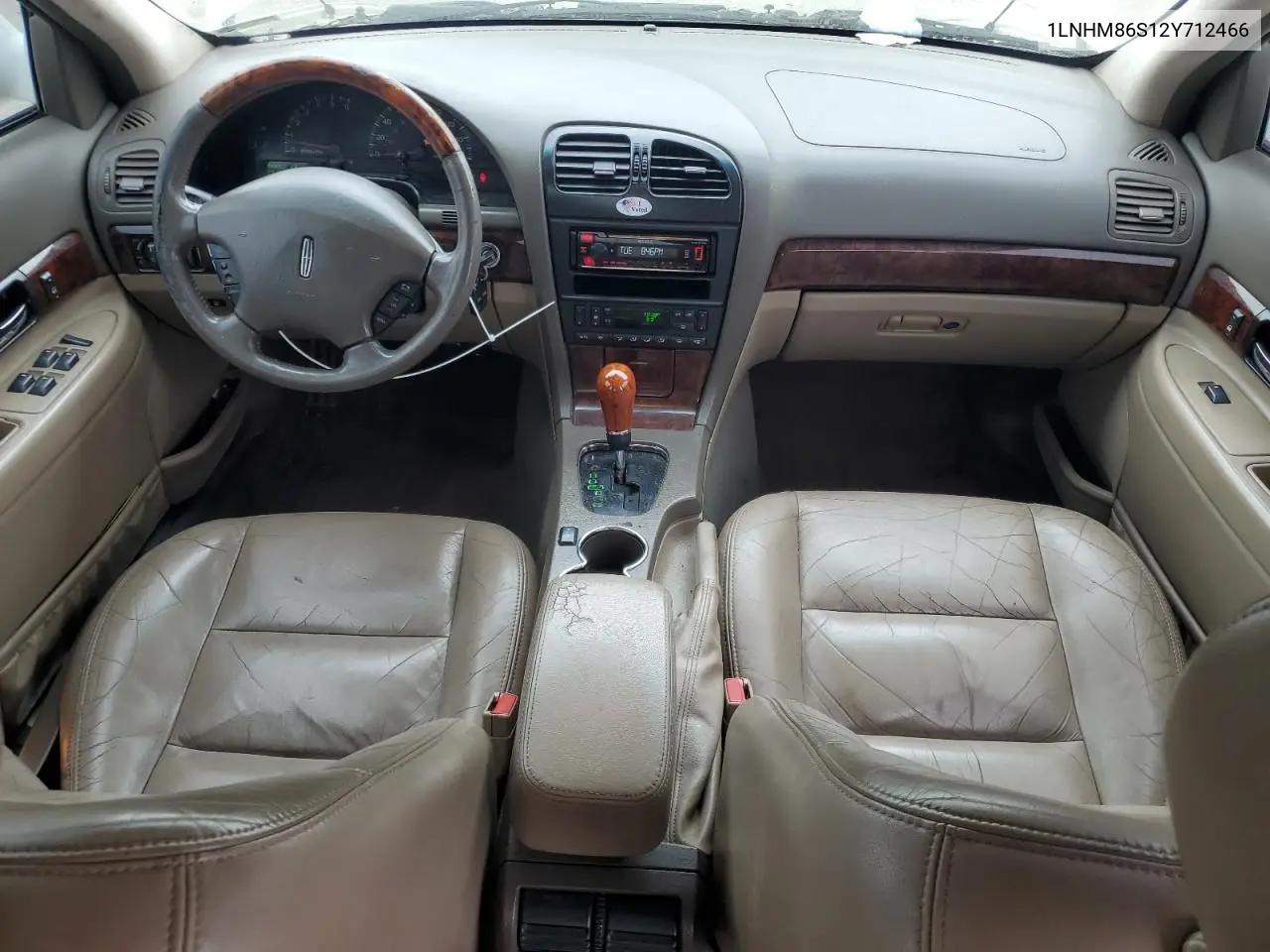 2002 Lincoln Ls VIN: 1LNHM86S12Y712466 Lot: 54281505