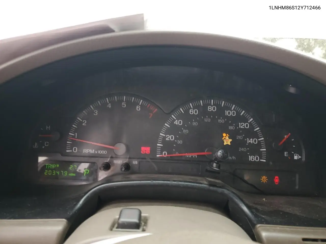 2002 Lincoln Ls VIN: 1LNHM86S12Y712466 Lot: 54281505