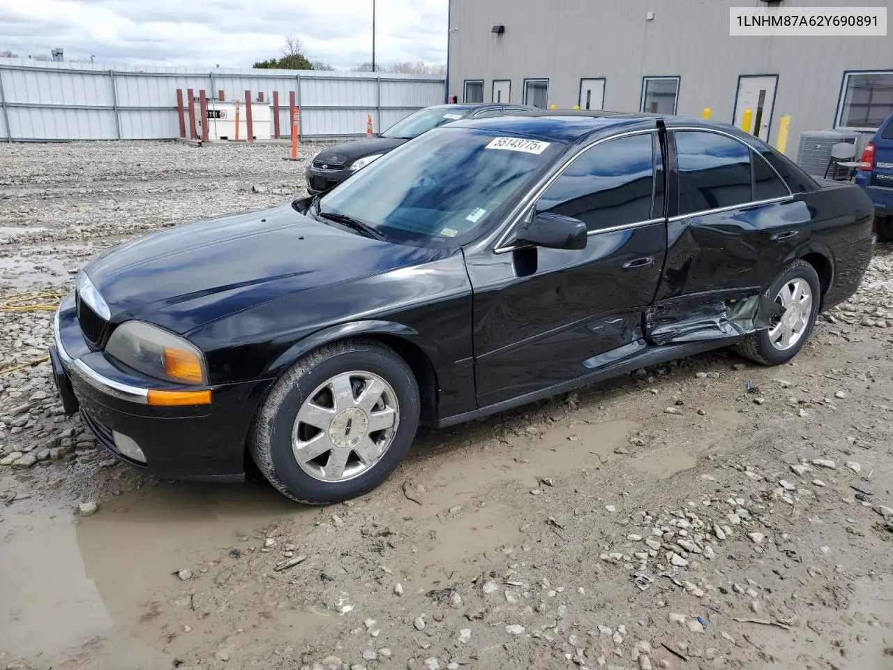 2002 Lincoln Ls VIN: 1LNHM87A62Y690891 Lot: 55143775