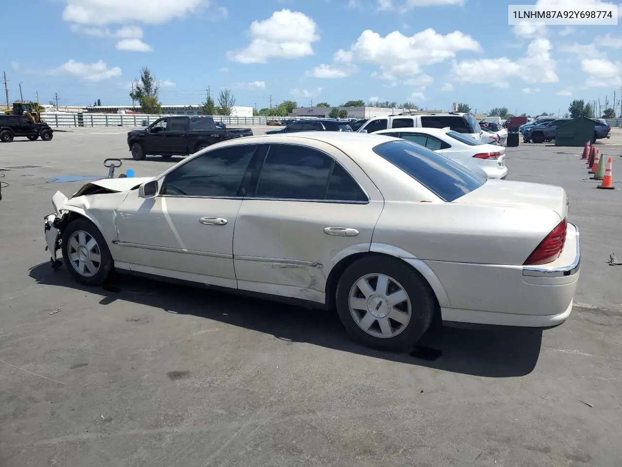 2002 Lincoln Ls VIN: 1LNHM87A92Y698774 Lot: 55827505