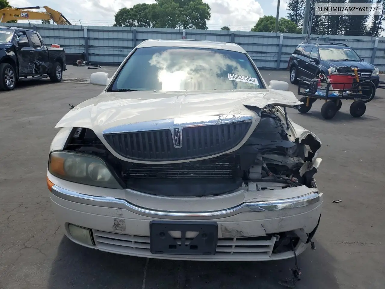 2002 Lincoln Ls VIN: 1LNHM87A92Y698774 Lot: 55827505