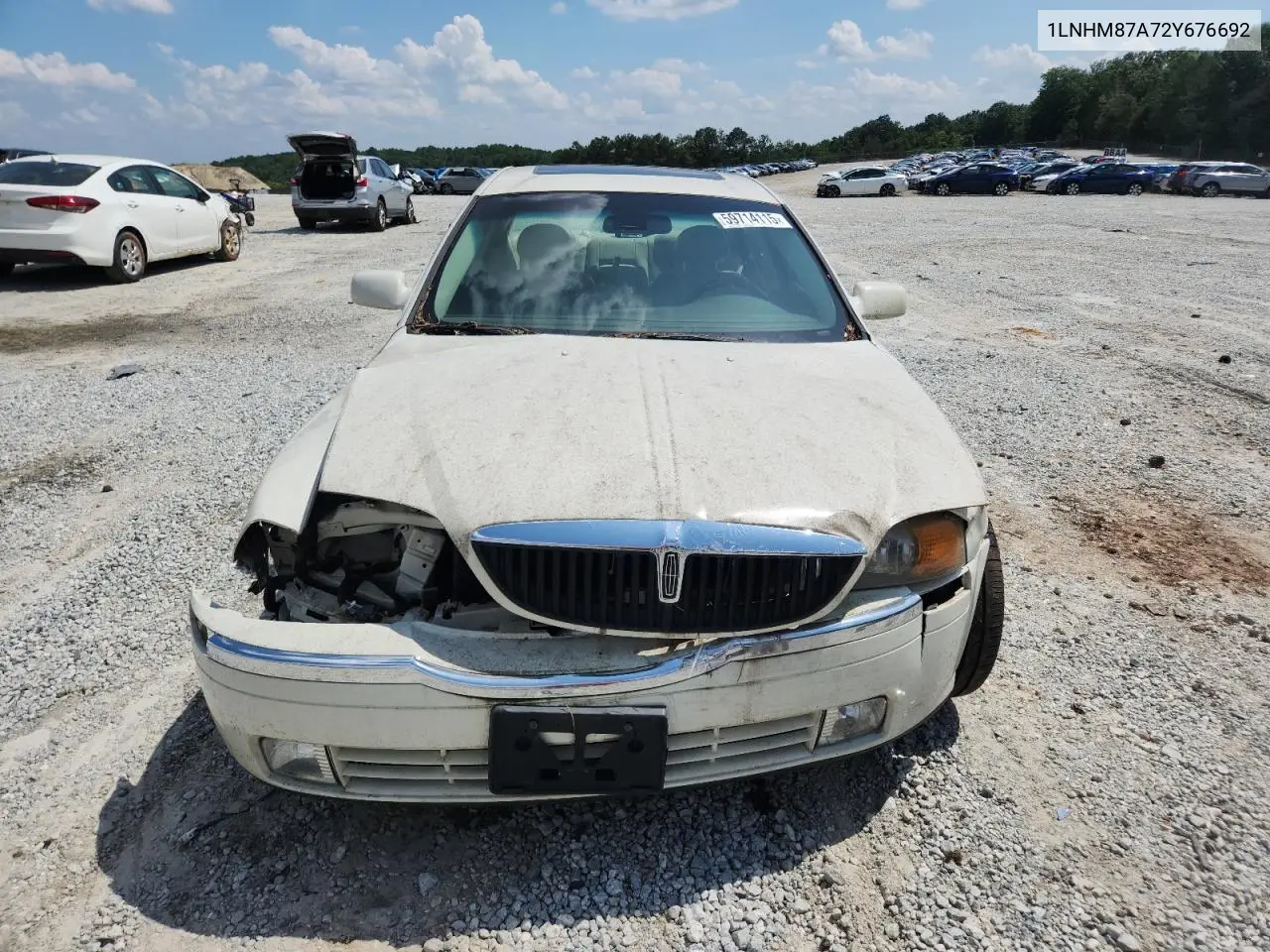 2002 Lincoln Ls VIN: 1LNHM87A72Y676692 Lot: 59714115