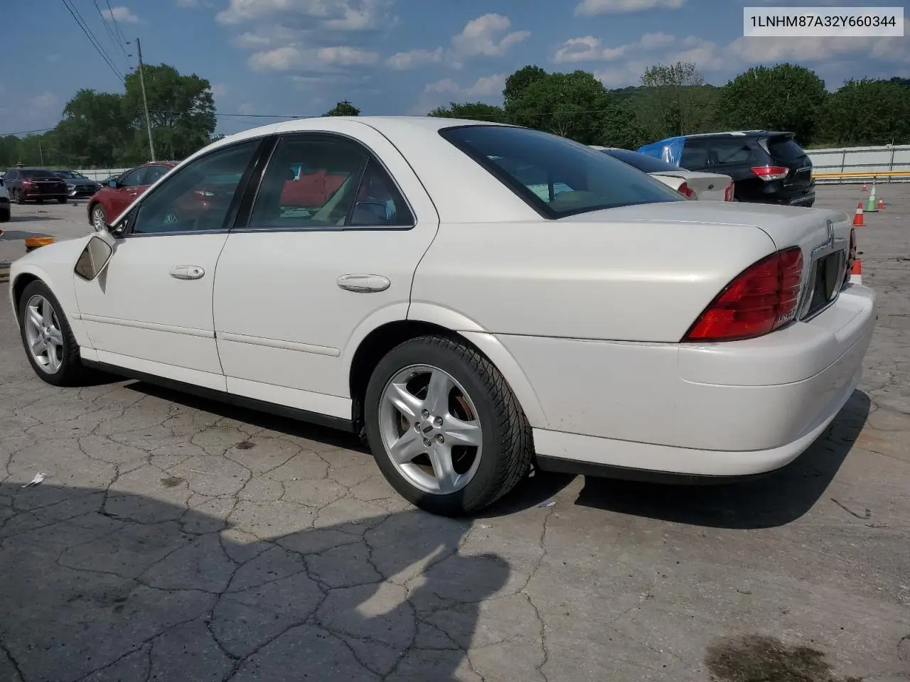 2002 Lincoln Ls VIN: 1LNHM87A32Y660344 Lot: 60138605