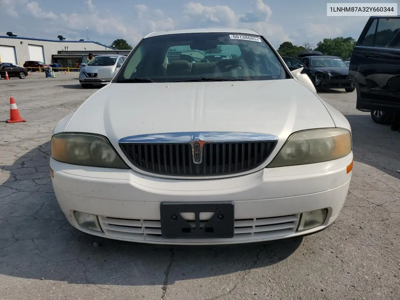 2002 Lincoln Ls VIN: 1LNHM87A32Y660344 Lot: 60138605