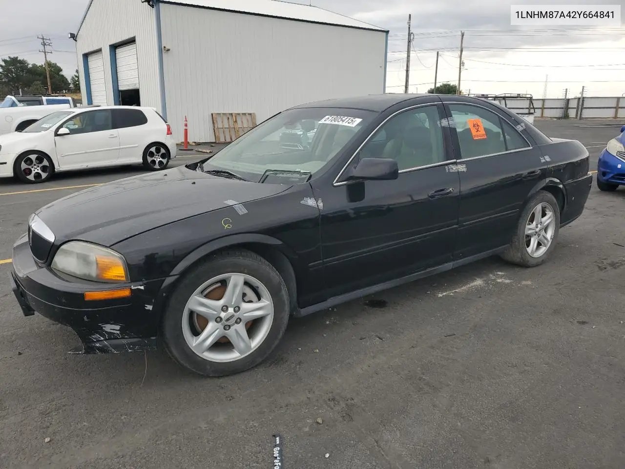 2002 Lincoln Ls VIN: 1LNHM87A42Y664841 Lot: 61805415