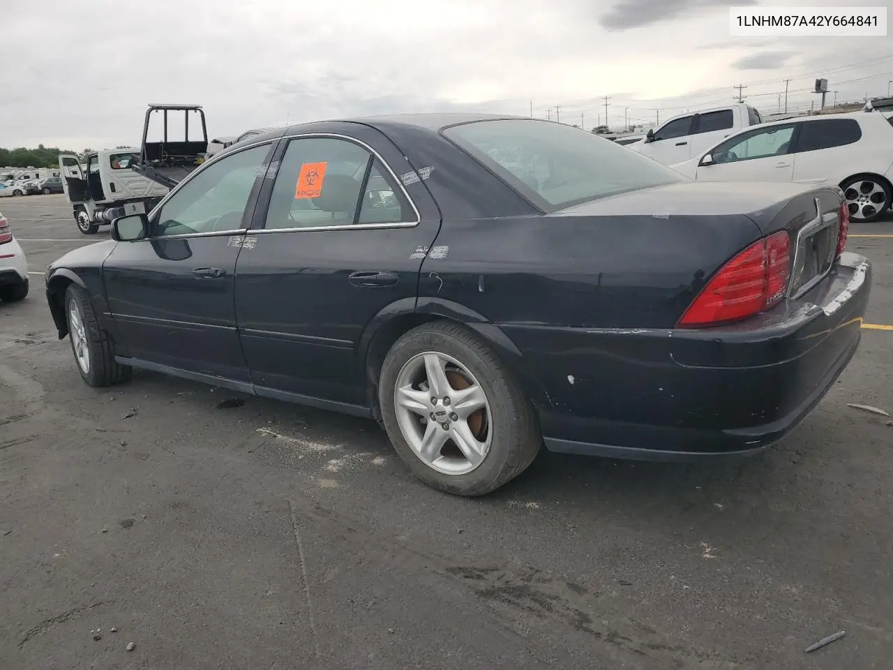 2002 Lincoln Ls VIN: 1LNHM87A42Y664841 Lot: 61805415