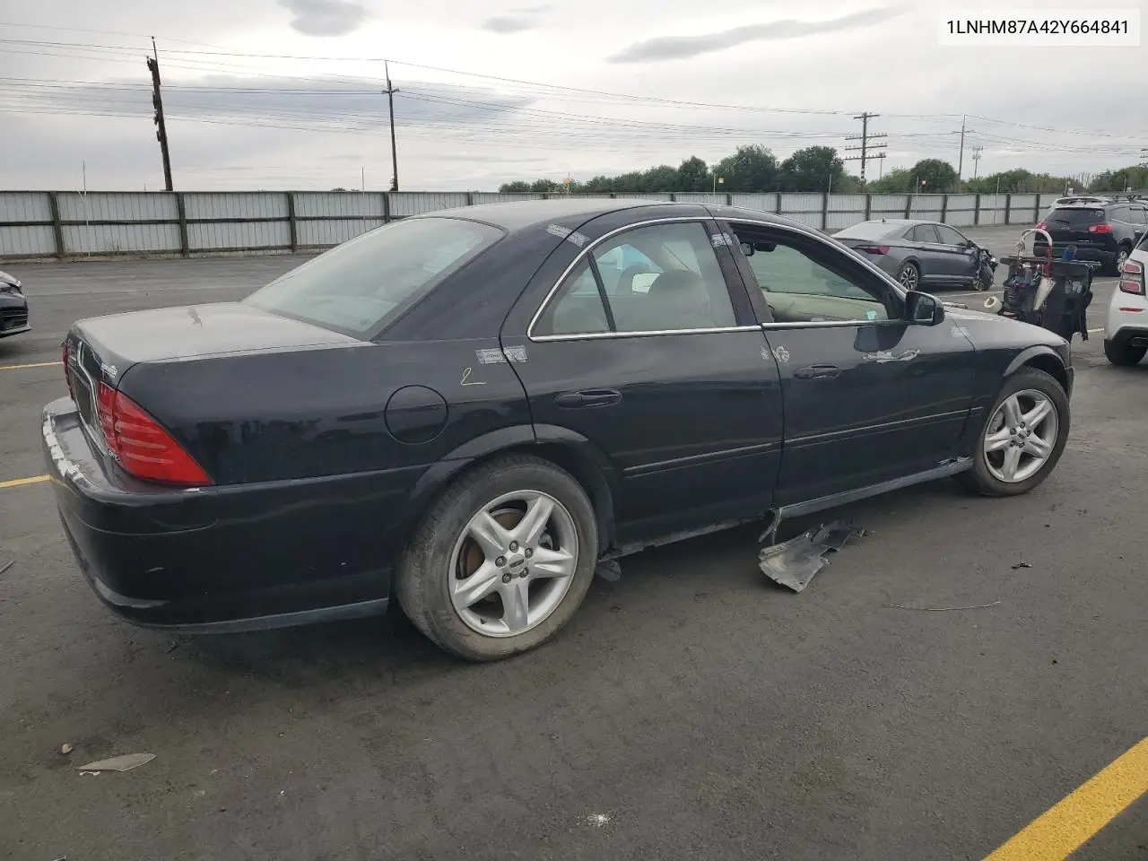 2002 Lincoln Ls VIN: 1LNHM87A42Y664841 Lot: 61805415