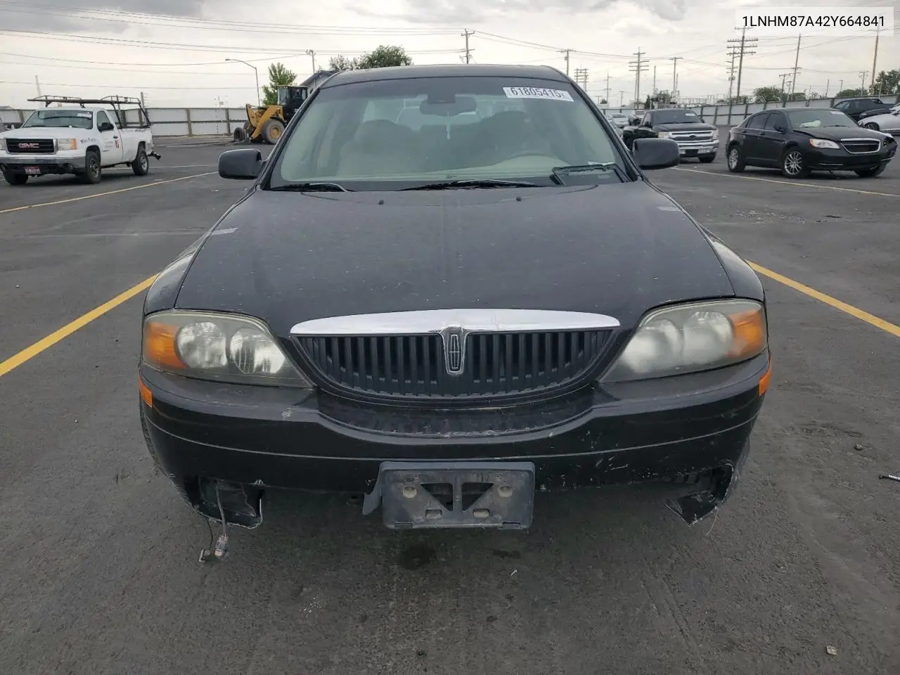2002 Lincoln Ls VIN: 1LNHM87A42Y664841 Lot: 61805415