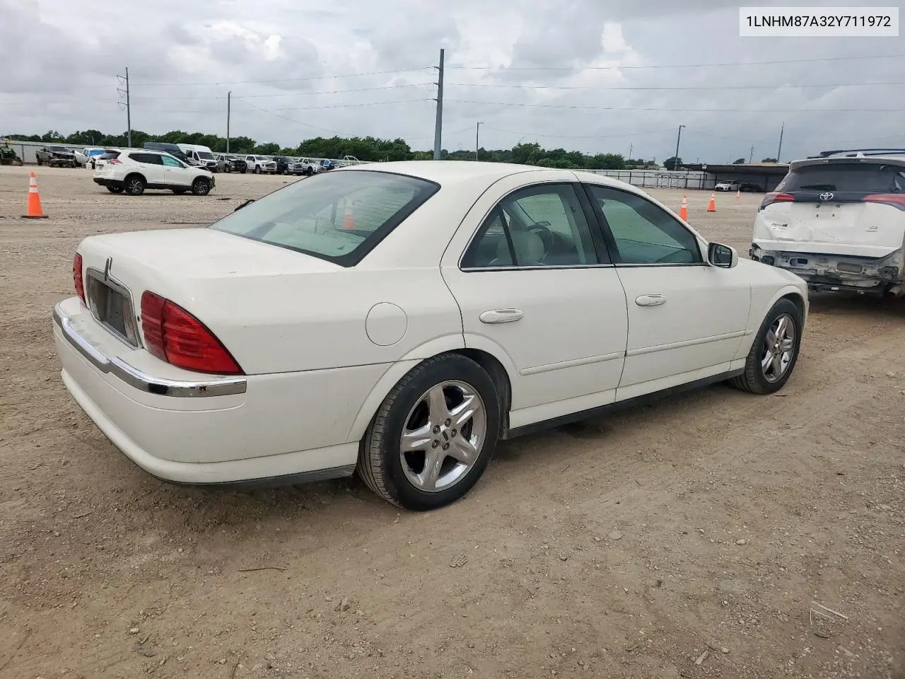 2002 Lincoln Ls VIN: 1LNHM87A32Y711972 Lot: 62890535