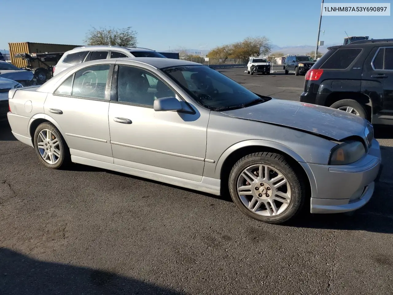 2003 Lincoln Ls VIN: 1LNHM87A53Y690897 Lot: 43924025