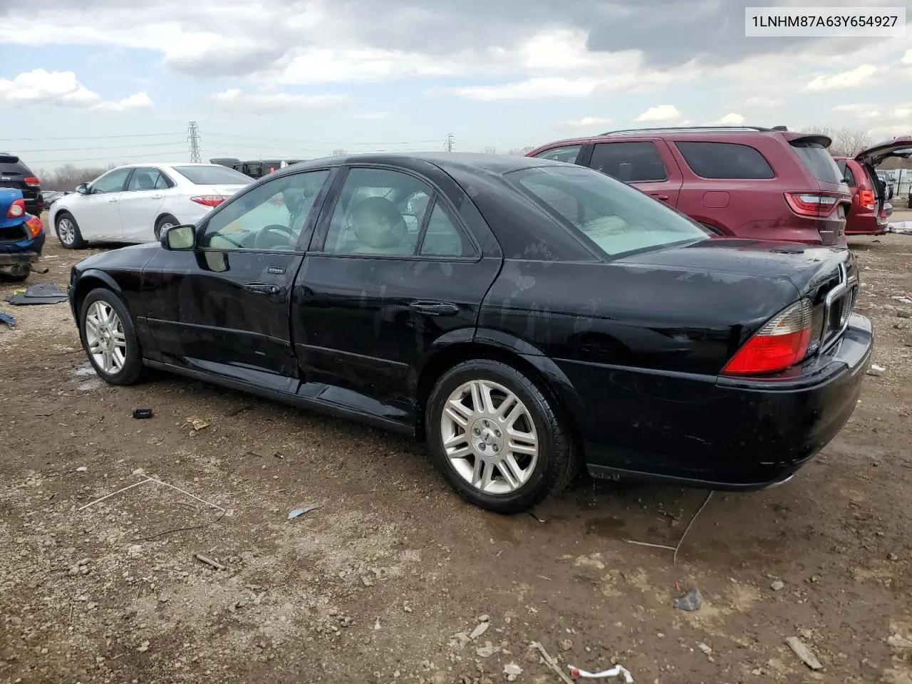 2003 Lincoln Ls VIN: 1LNHM87A63Y654927 Lot: 50819585