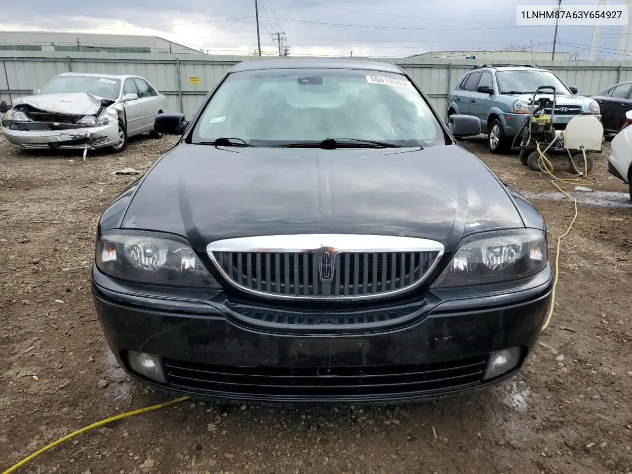 2003 Lincoln Ls VIN: 1LNHM87A63Y654927 Lot: 50819585