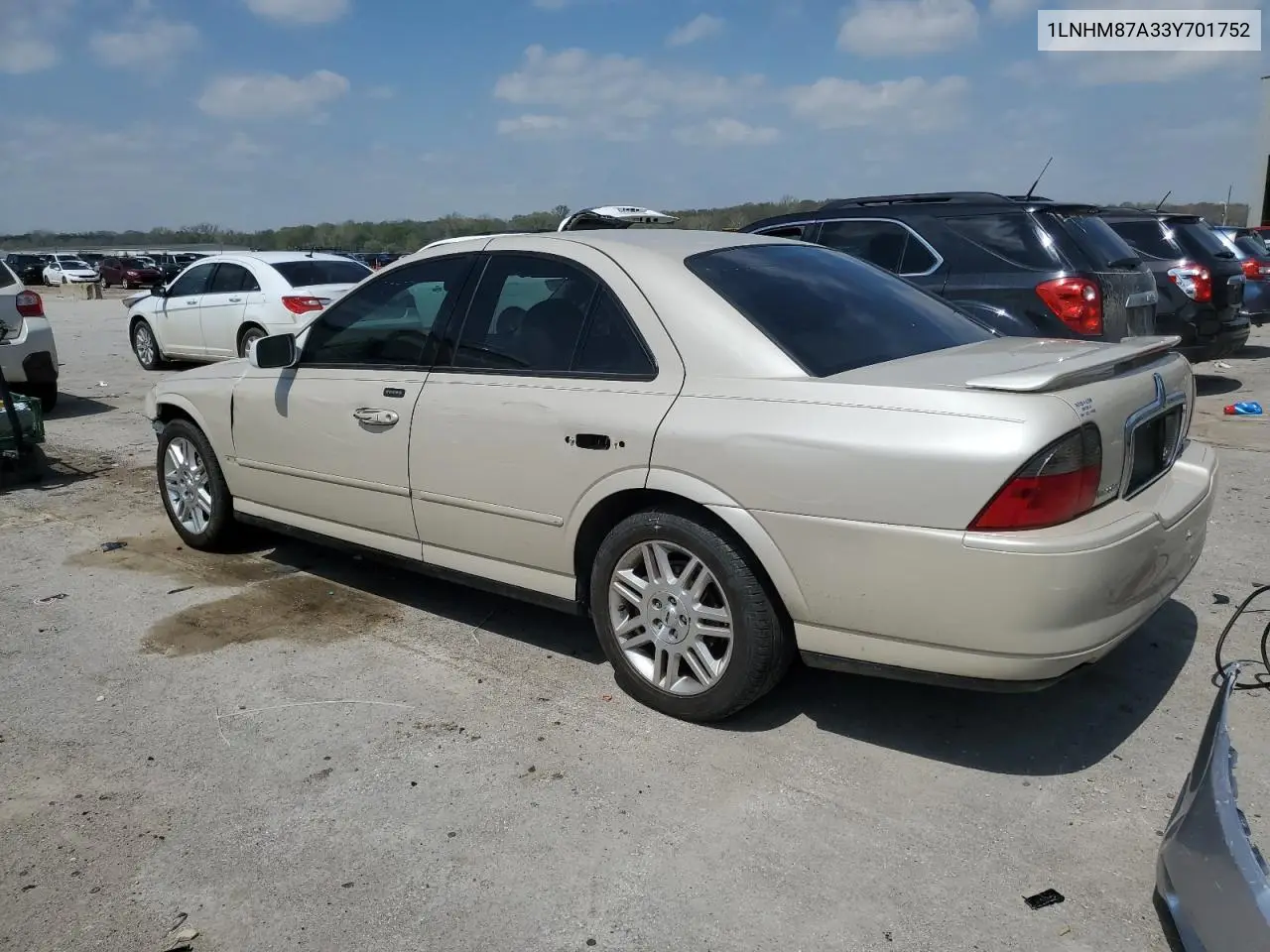 2003 Lincoln Ls VIN: 1LNHM87A33Y701752 Lot: 53476585