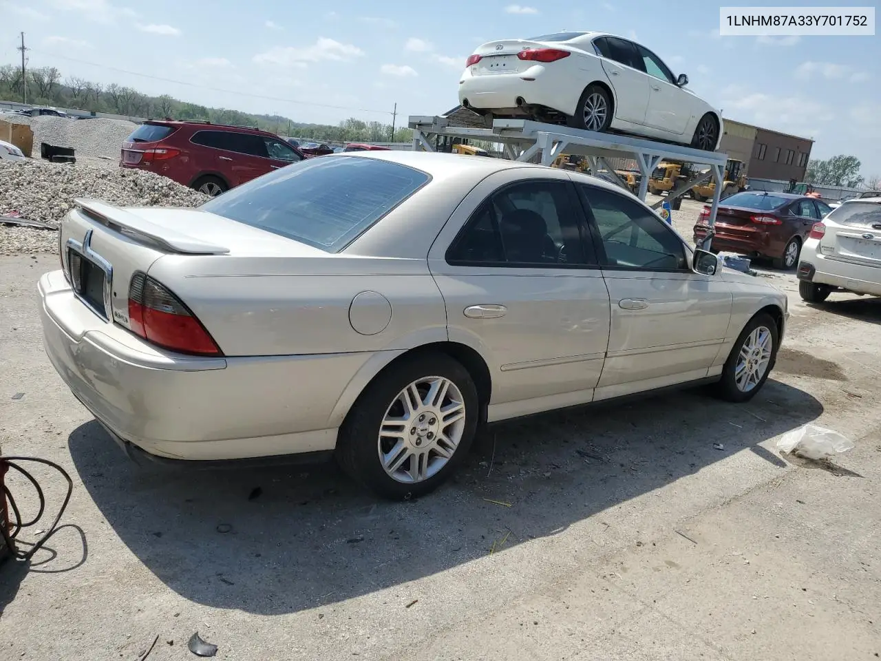 2003 Lincoln Ls VIN: 1LNHM87A33Y701752 Lot: 53476585