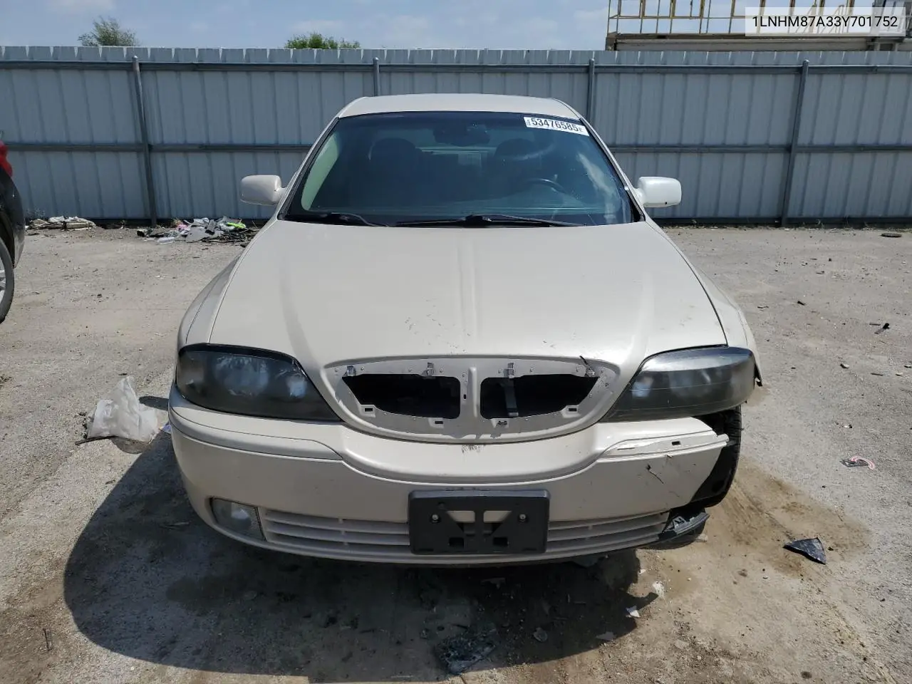 2003 Lincoln Ls VIN: 1LNHM87A33Y701752 Lot: 53476585