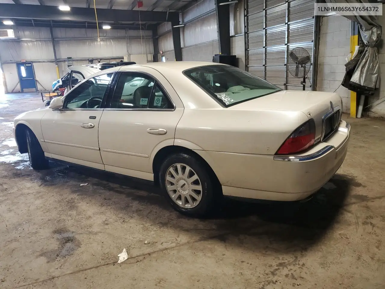 2003 Lincoln Ls VIN: 1LNHM86S63Y654372 Lot: 58856585