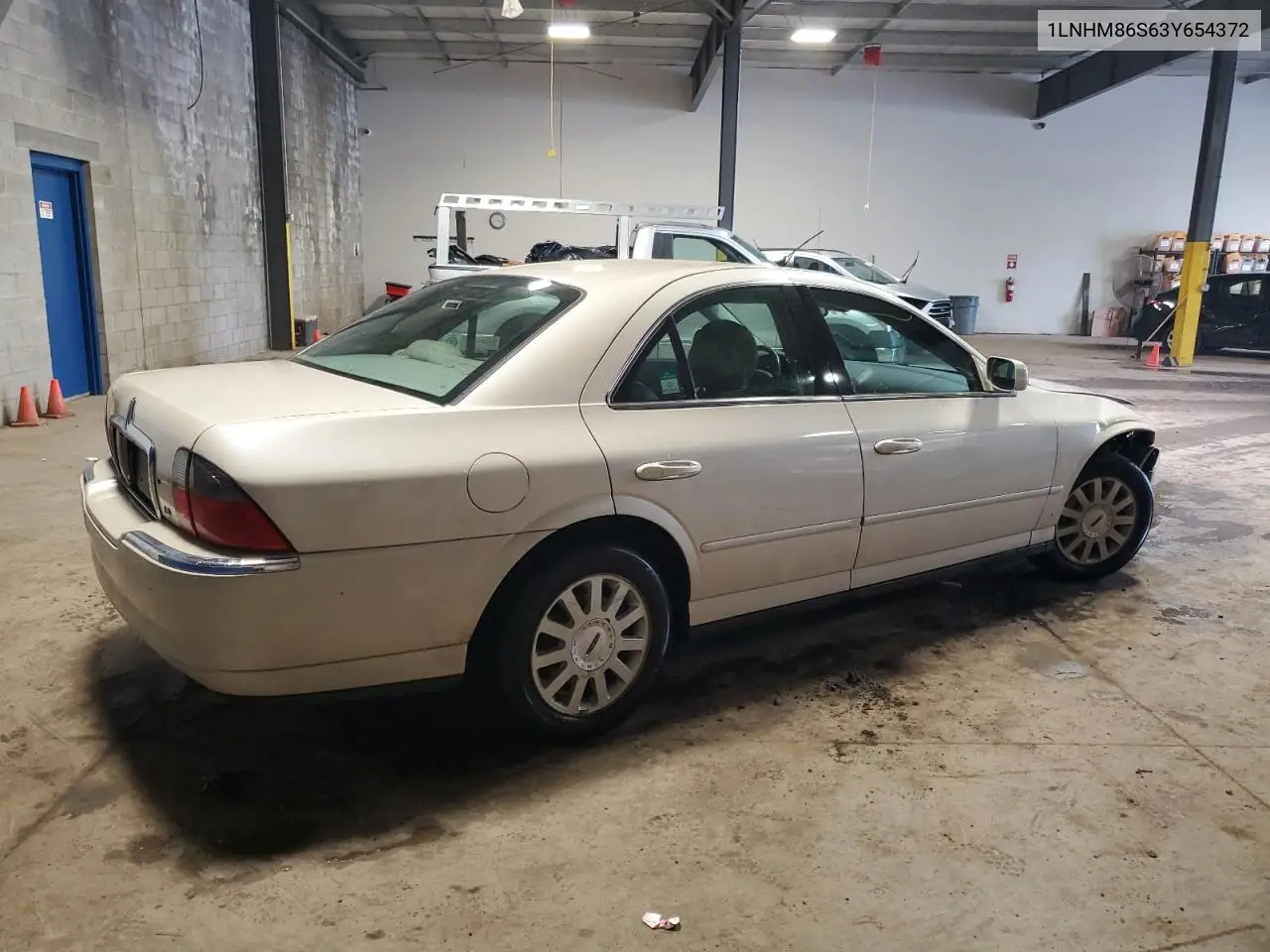 2003 Lincoln Ls VIN: 1LNHM86S63Y654372 Lot: 58856585