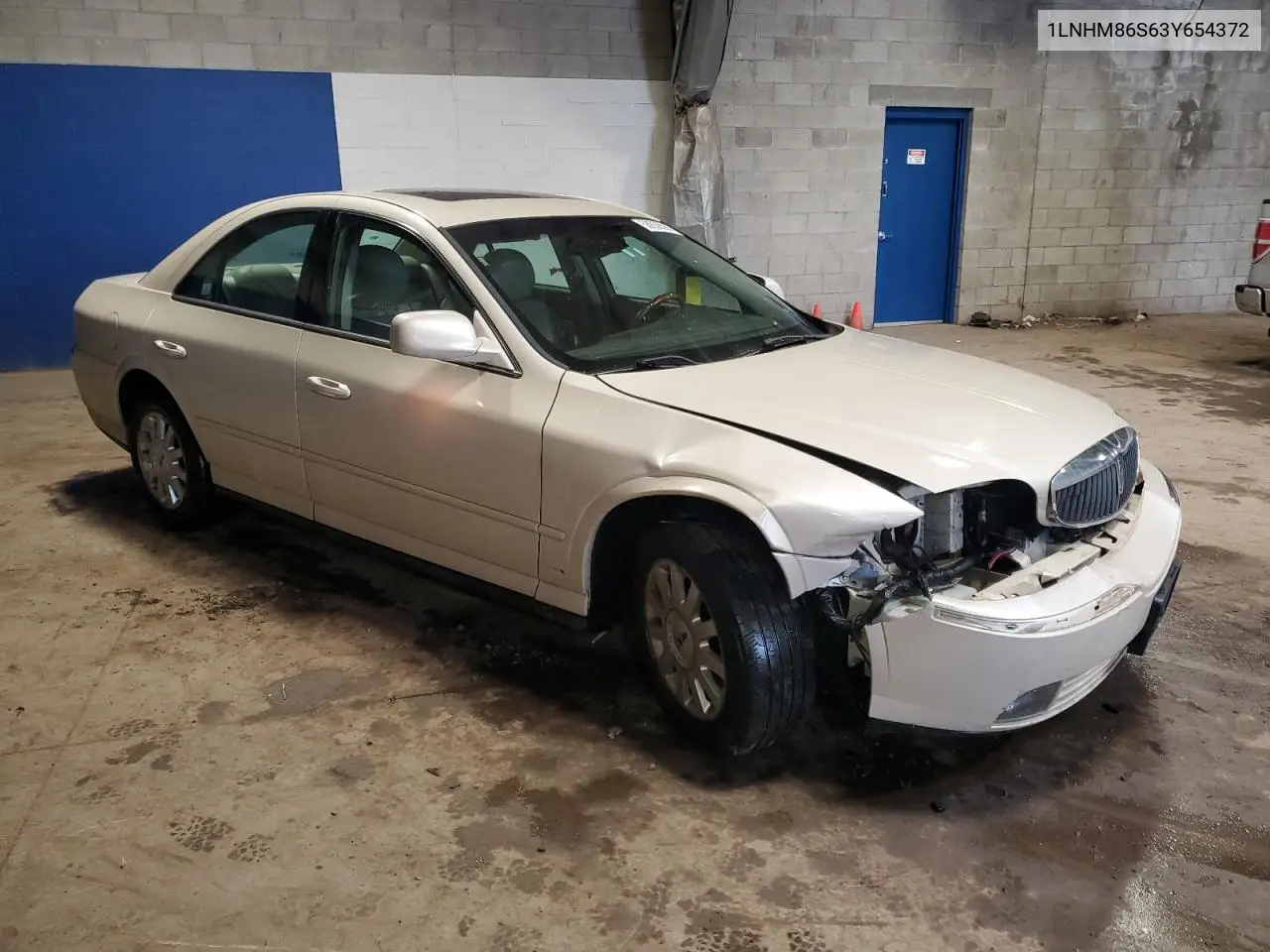 2003 Lincoln Ls VIN: 1LNHM86S63Y654372 Lot: 58856585