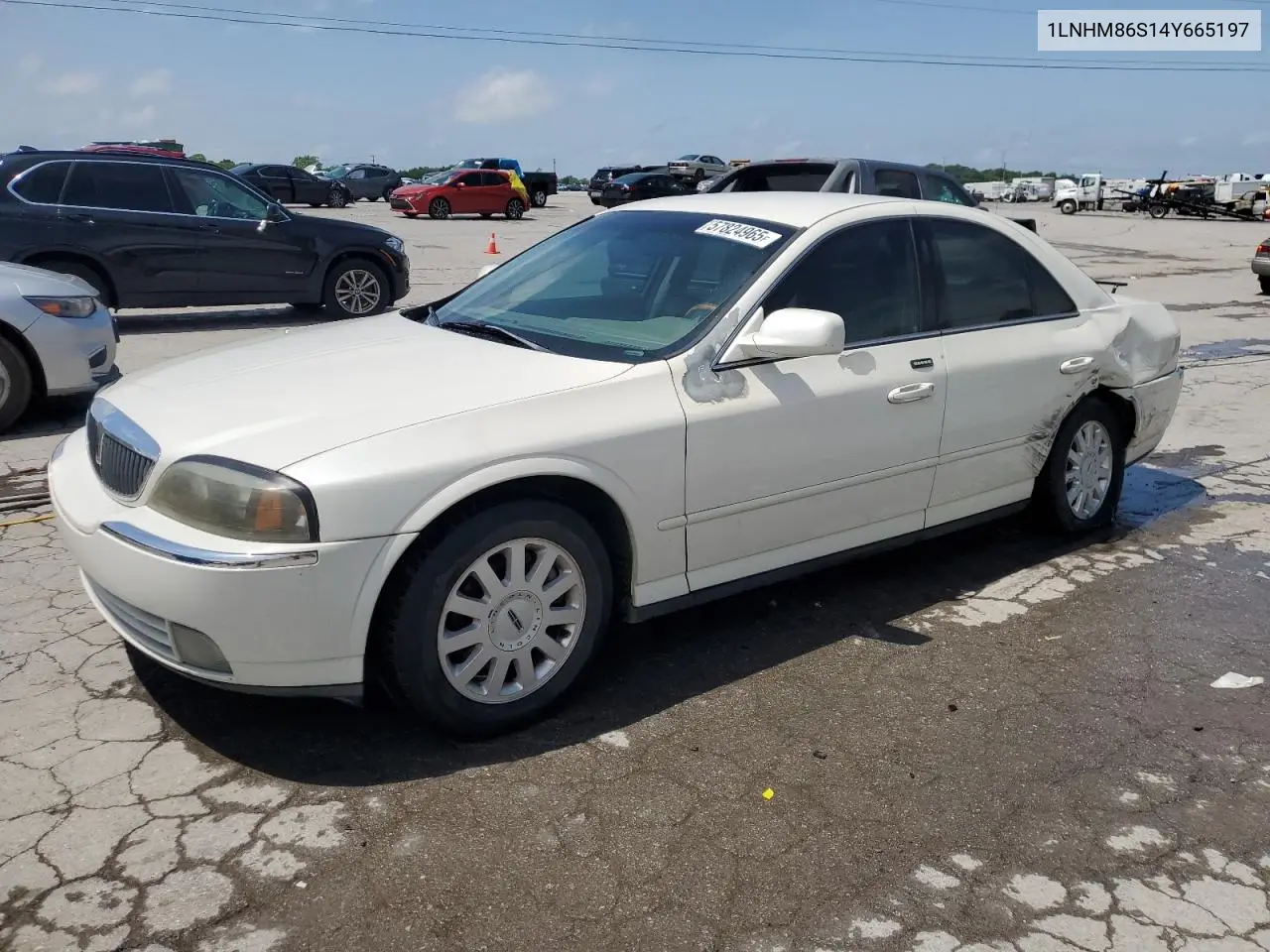 2004 Lincoln Ls VIN: 1LNHM86S14Y665197 Lot: 57824965