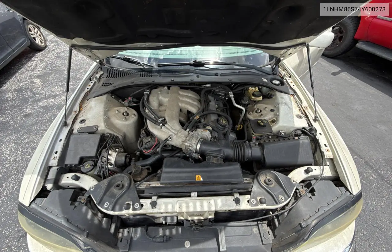 2004 Lincoln Ls VIN: 1LNHM86S74Y600273 Lot: 63661135