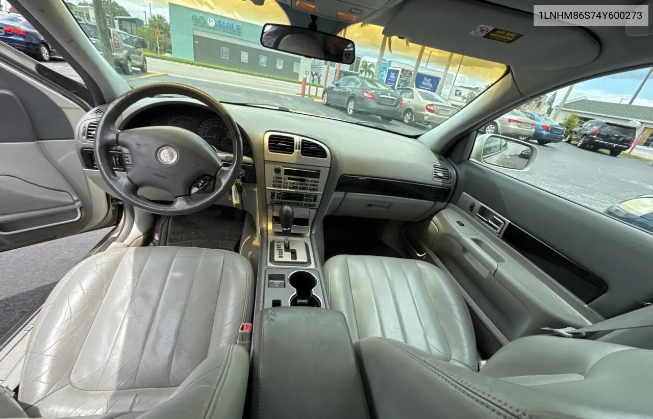 2004 Lincoln Ls VIN: 1LNHM86S74Y600273 Lot: 63661135