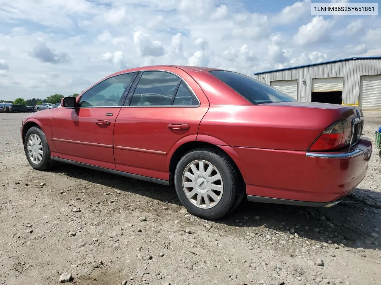 2005 Lincoln Ls VIN: 1LNHM86S25Y651861 Lot: 54118585