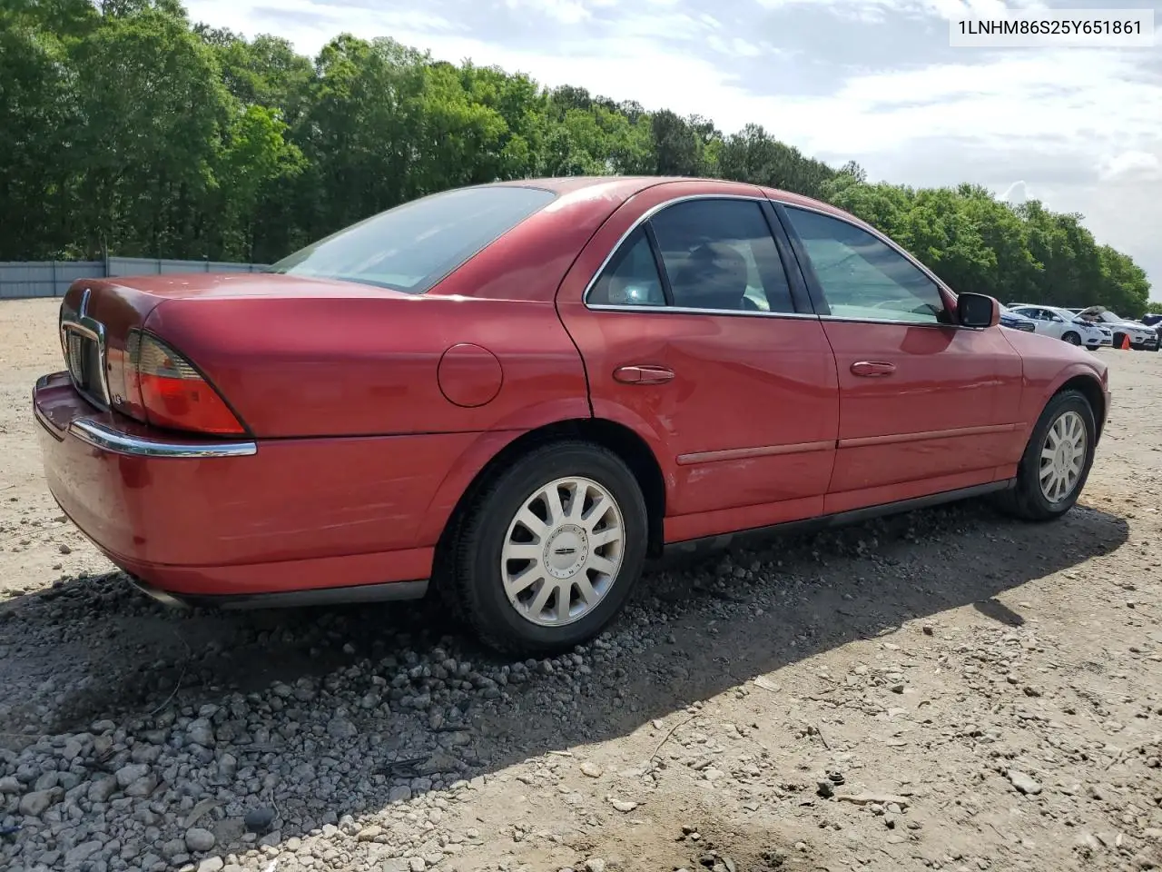 2005 Lincoln Ls VIN: 1LNHM86S25Y651861 Lot: 54118585