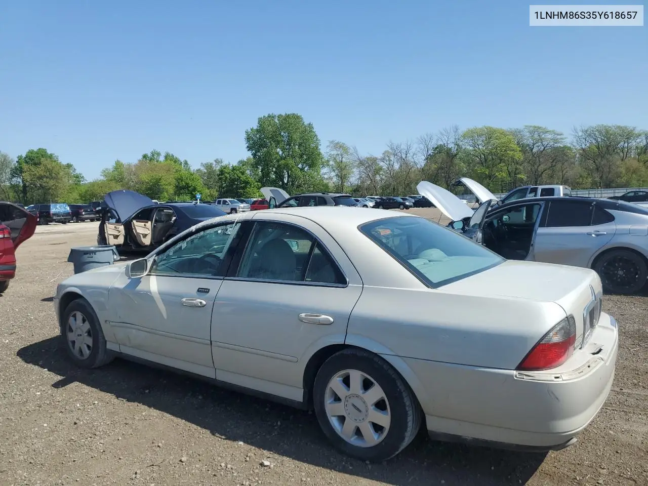 2005 Lincoln Ls VIN: 1LNHM86S35Y618657 Lot: 55314275