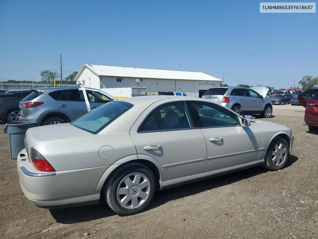 2005 Lincoln Ls VIN: 1LNHM86S35Y618657 Lot: 55314275
