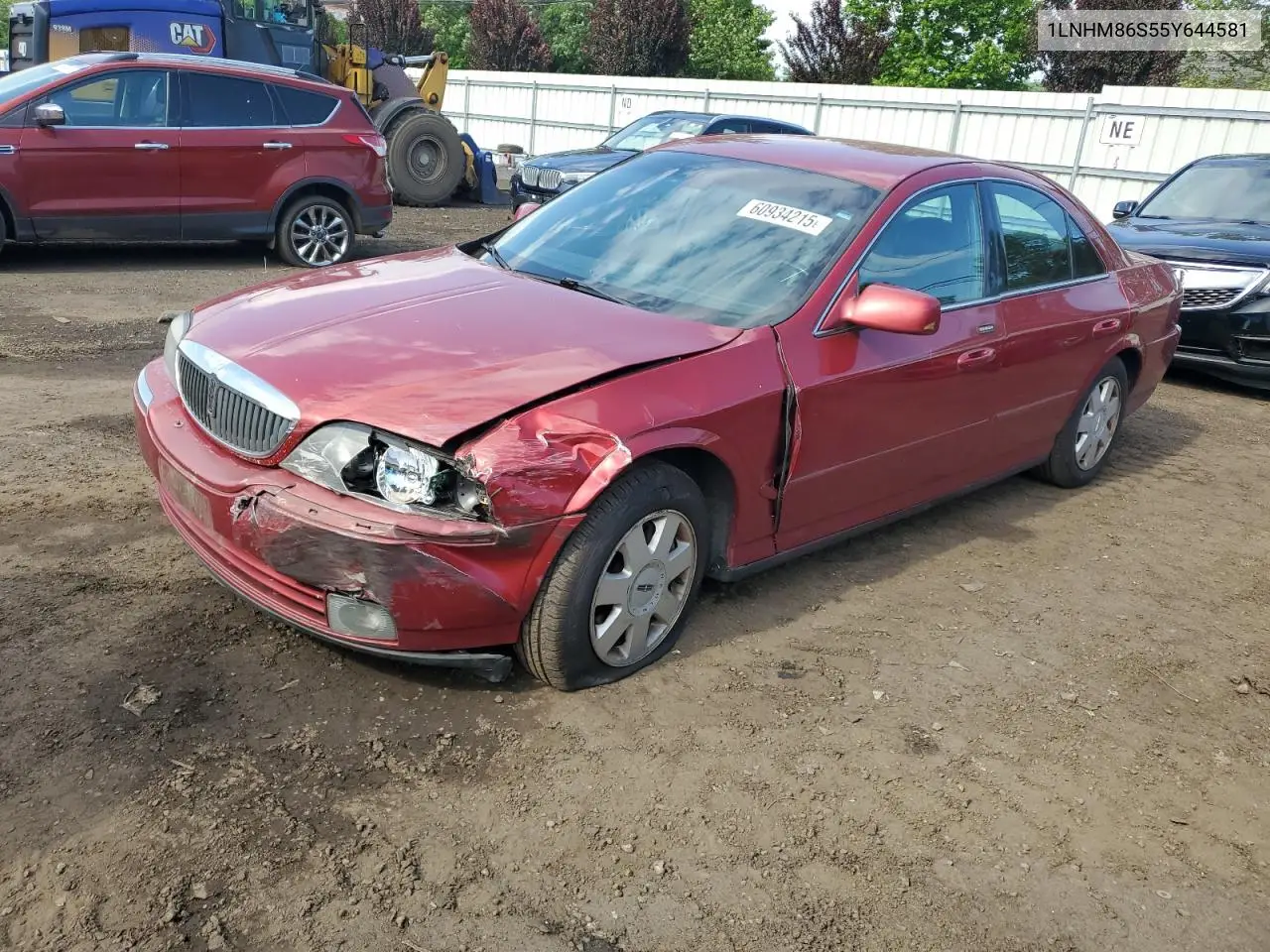2005 Lincoln Ls VIN: 1LNHM86S55Y644581 Lot: 60934215
