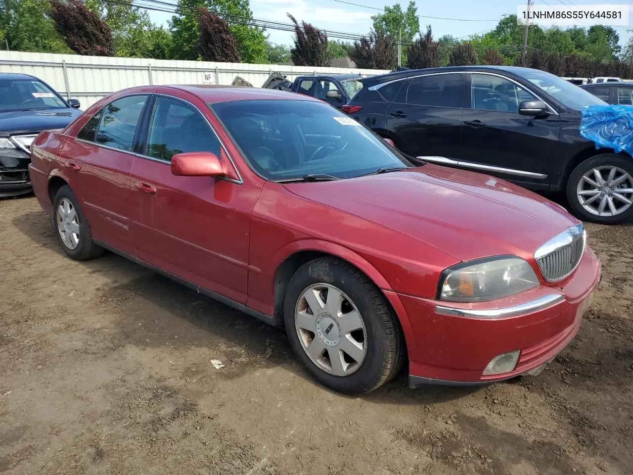 2005 Lincoln Ls VIN: 1LNHM86S55Y644581 Lot: 60934215
