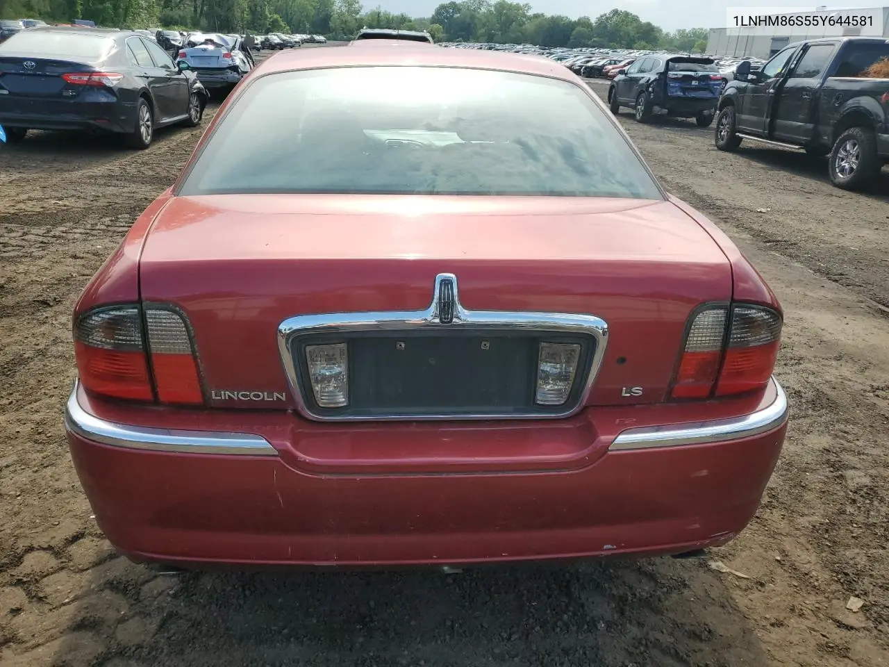 2005 Lincoln Ls VIN: 1LNHM86S55Y644581 Lot: 60934215