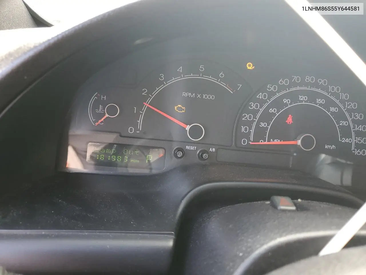2005 Lincoln Ls VIN: 1LNHM86S55Y644581 Lot: 60934215