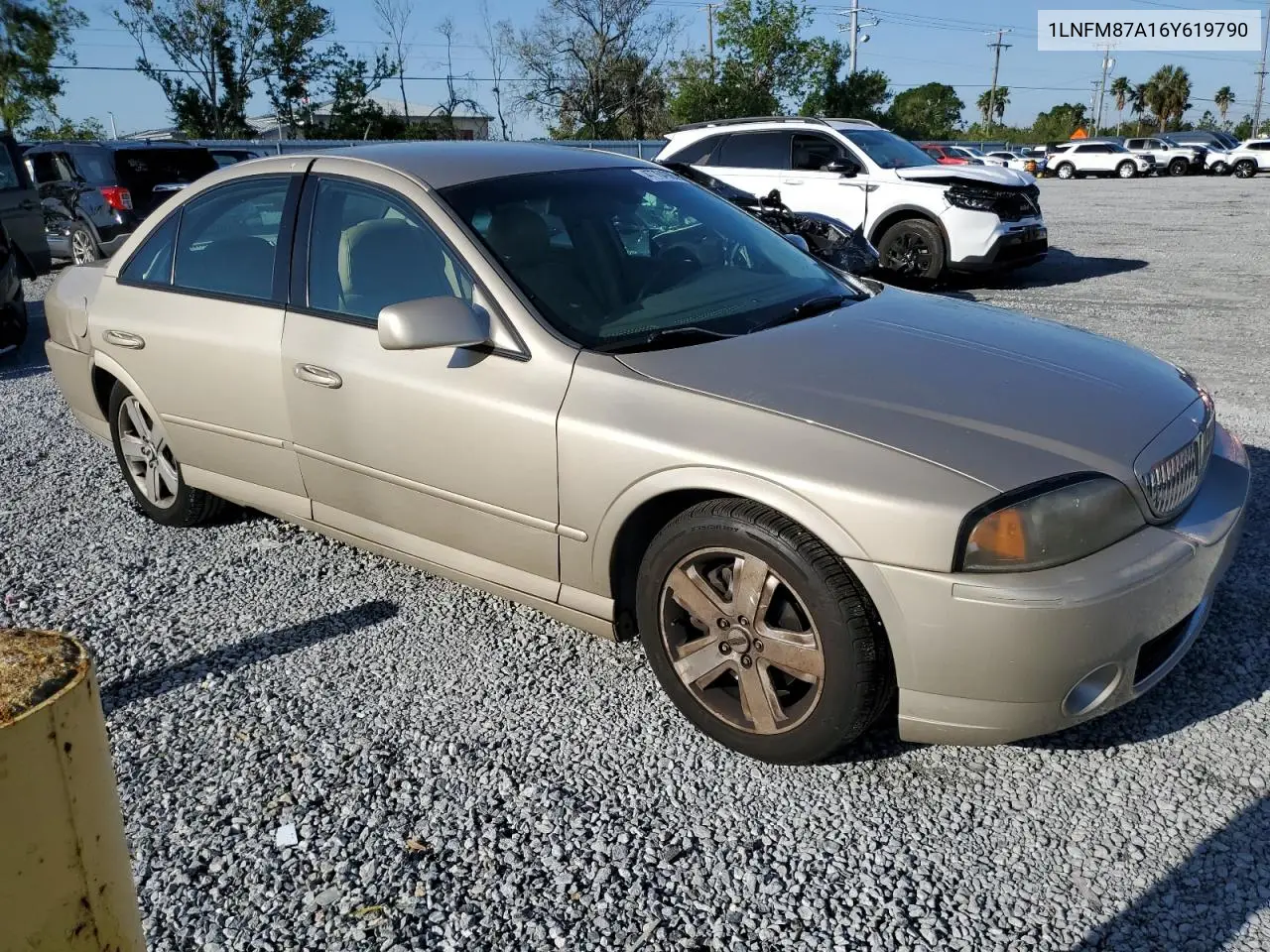 2006 Lincoln Ls VIN: 1LNFM87A16Y619790 Lot: 47764985