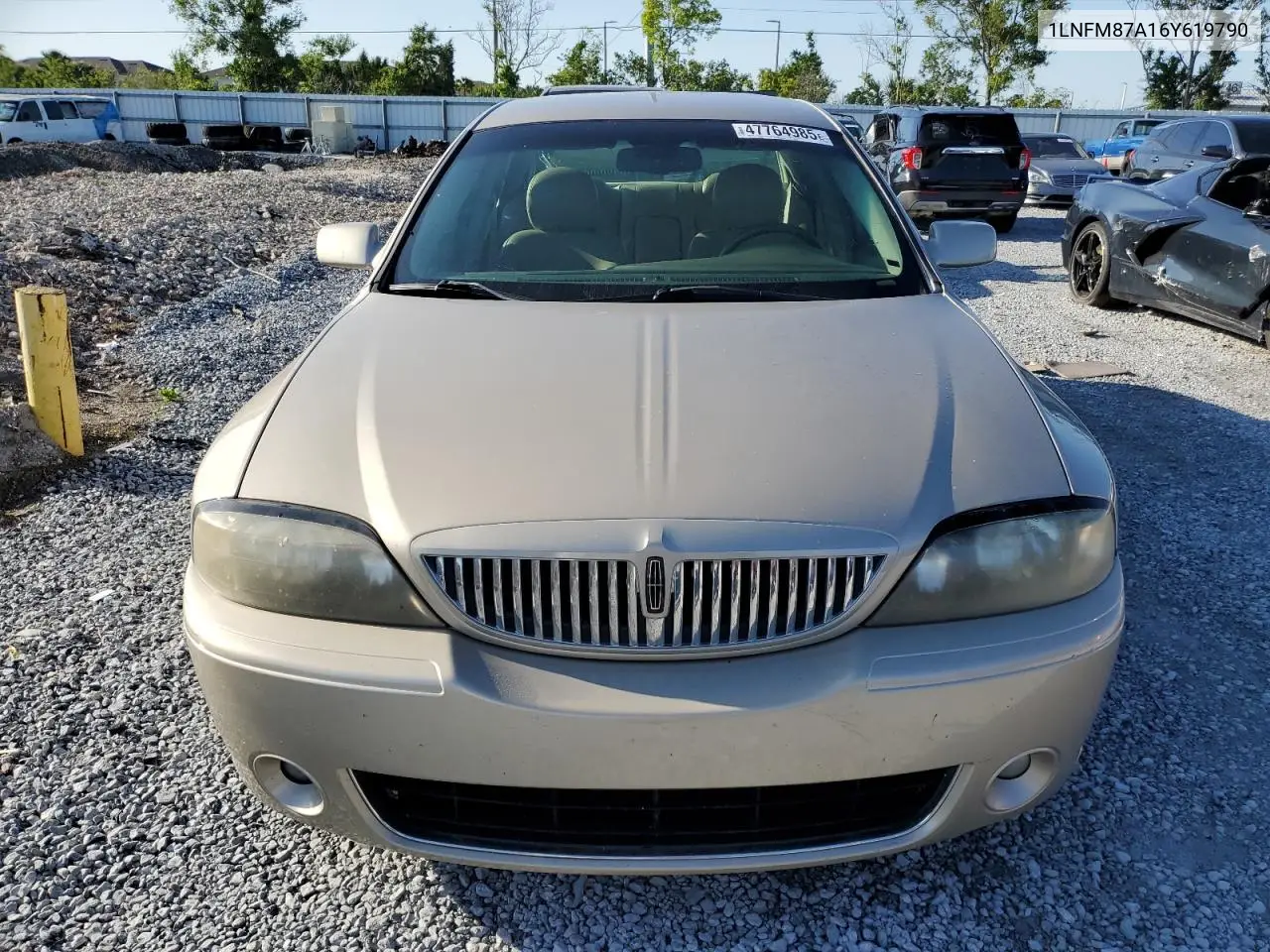 2006 Lincoln Ls VIN: 1LNFM87A16Y619790 Lot: 47764985