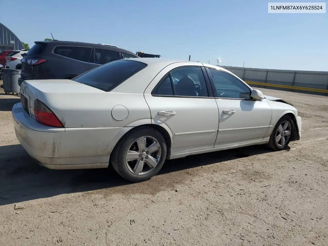 2006 Lincoln Ls VIN: 1LNFM87AX6Y625524 Lot: 55888665