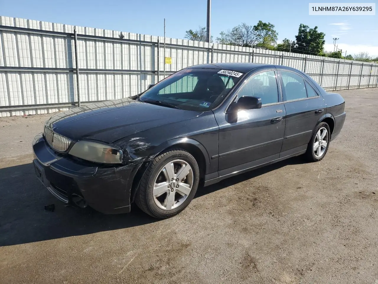 2006 Lincoln Ls VIN: 1LNHM87A26Y639295 Lot: 56240245