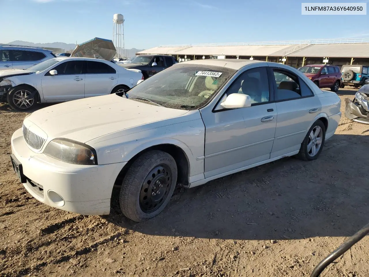 2006 Lincoln Ls VIN: 1LNFM87A36Y640950 Lot: 56752845