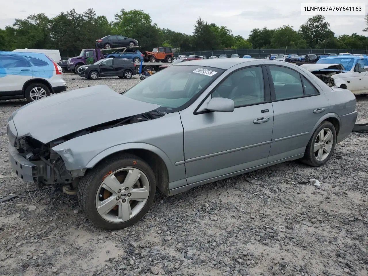 2006 Lincoln Ls VIN: 1LNFM87A76Y641163 Lot: 59895775