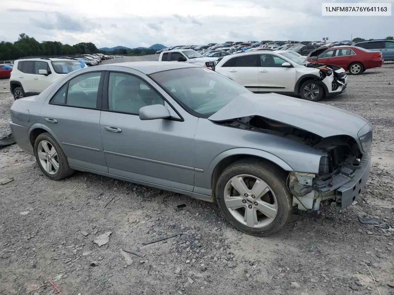 2006 Lincoln Ls VIN: 1LNFM87A76Y641163 Lot: 59895775
