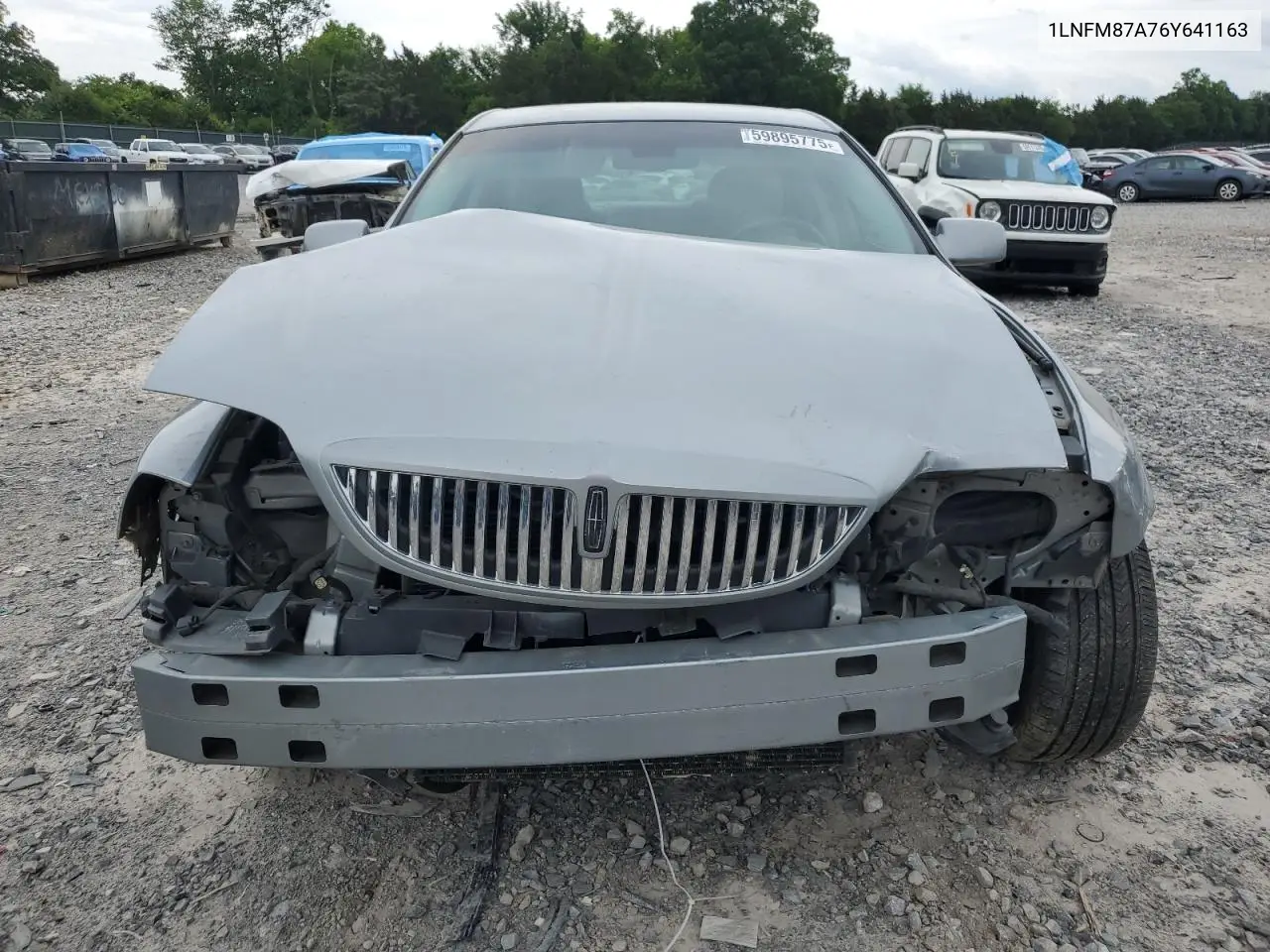 2006 Lincoln Ls VIN: 1LNFM87A76Y641163 Lot: 59895775